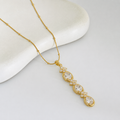 Celestia Bloom Gold Necklace