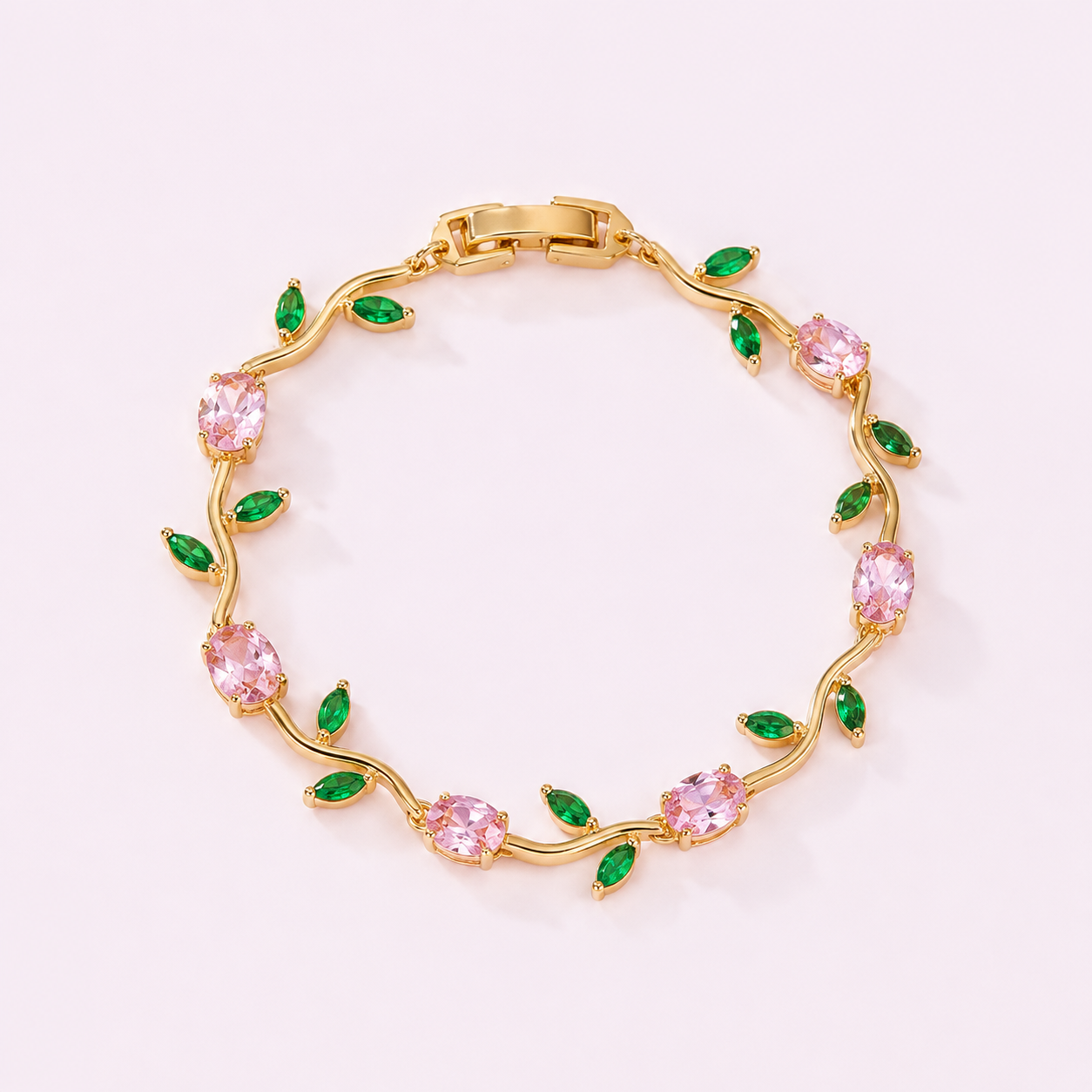 Pink Tulip Bracelet
