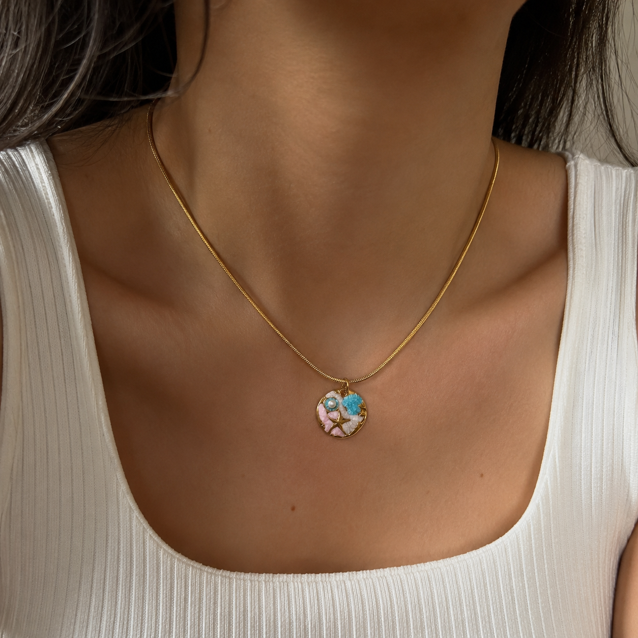Sea star Glow Necklace