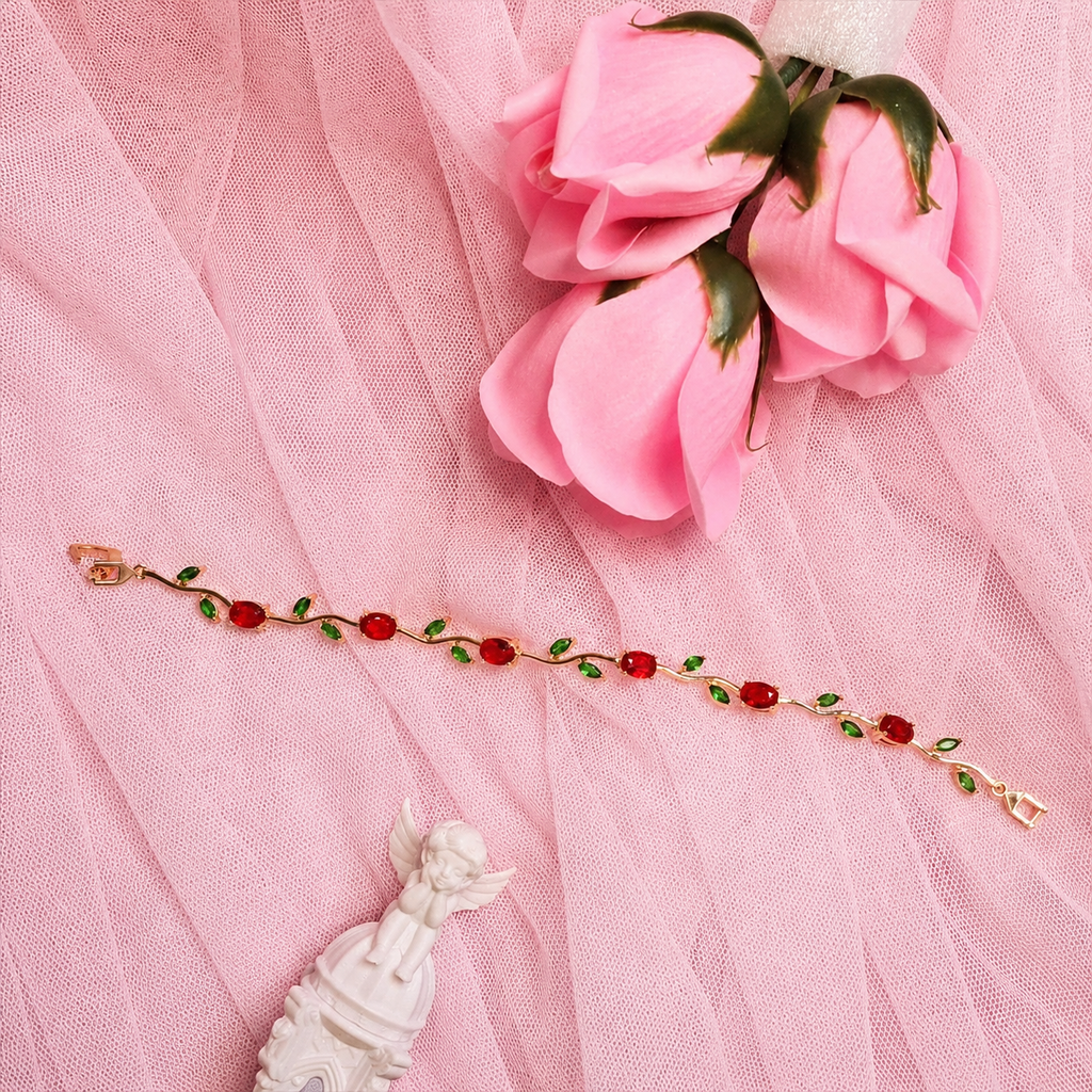 Red Tulip Bracelet